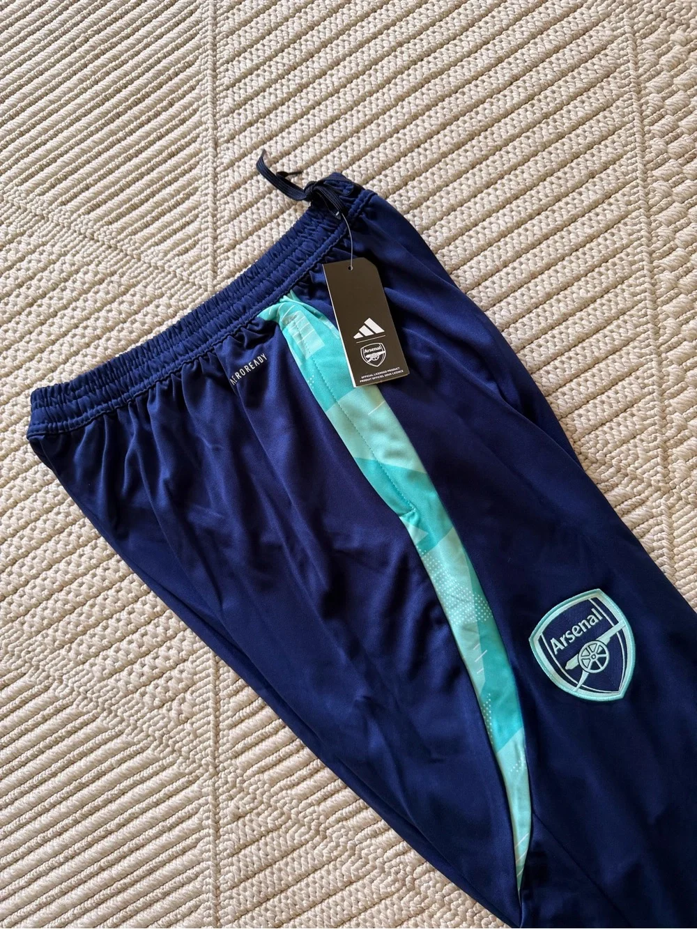 adidas Arsenal Navy and Teal Training Top & Pants Set